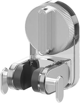usefulbeauty Support Pour Tête De Douche Manuelle - Porte-Douche À Ventouse Sans Perçage | Support Réglable pour Pommeau de Douche de Salle de Bain pour Camping et Extérieur