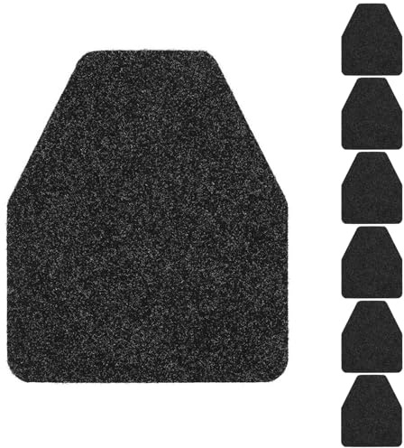 THMINS 6 Pack Urinal Mats for Men's Restroom | Non-Slip Rubber Urinal Pads, Washable Urinal Floor Mats