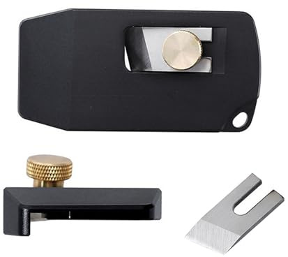 Pialle per legno manuale – Pialla manuale regolabile portatile tascabile – Strumento di levigatura pialla a blocco, per progetti di fai da te e lavorazione del legno