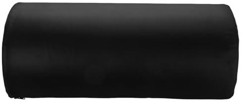 Beaupretty Cuscino a Rullo Semicircolare Nero per Lettino da Massaggio, Supporto Gambe e Piedi Morbido e Confortevole, Cuscino a Cuneo per Spa e Salone, Ergonomico per Estetisti e Terapisti