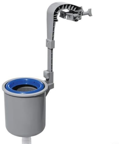 GLFLOW Automatico per Skimmer di superficie, Skimmer a parete per la rimozione dei detriti - Testa regolabile, plastica, 25X25x32 Cm