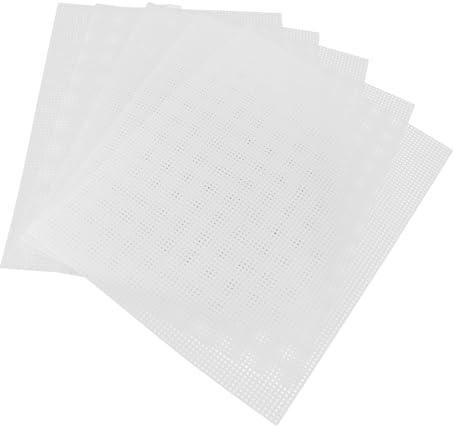 Zunate Plastnätskivor 10,5x13,5 | 7 Count Klippbar Canvas för Underlägg Vävnadslådor Avdelare