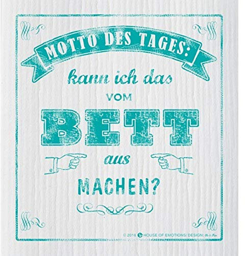 House of Emotions Sp?llappen, Motto des Tages, Putztuch, 820132