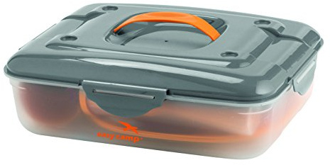 Easy Camp Campingküche Cerf Picknick Box für 4 Personen, Orange, One Size, 680162