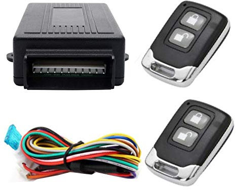 MASO Car Alarm System Universal Car Remote Central Locking Kit Keyless Entry Security System with 2 Fobs
