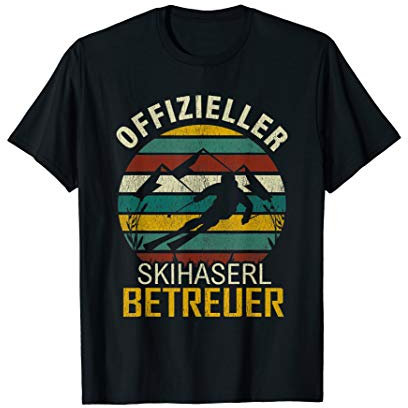 Offizieller Skihaserl Betreuer Ski Skihasen Skier Geschenk T-Shirt