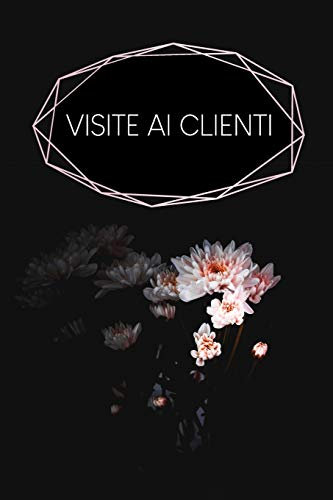 Visite ai clienti: Quaderno da completare per la registrazione delle conversazioni con i (nuovi) clienti | Design: Fiore nero