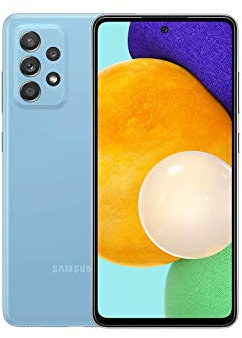 Samsung Galaxy A52 5G all carriers 128GB Smartphone Dual SIM Android Mobile Phone Awesome Blue (UK Version)