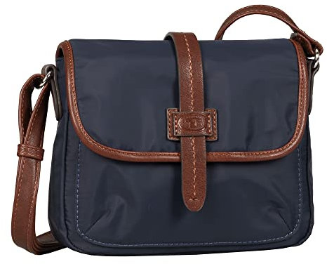 TOM TAILOR Reva Damen Umschlagtasche Umhängetasche Klein Blau