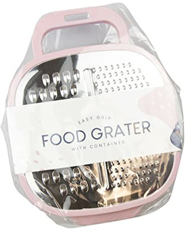 TRTO Pink 6 Sided Food Grater Cheese Slicer, Vegetable Food Slicer Shredded Kitchen Tool