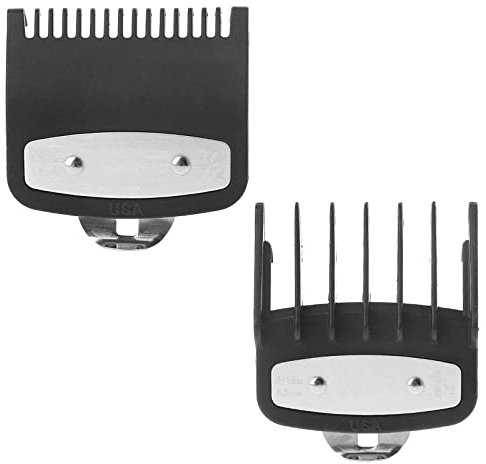 Peines Para Maquina Cortapelo,Peine Para Cortapelos,Recortadores De Peine Guía,Kit De Recortador Barba,Peine Reemplazable,Kit De Guía De Peines Compatible Con Cortapelos Y Peine Recortador Wahl,2 Pzs