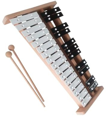 27-Noten-Glockenspiel-Schlaginstrument mit Schlägel, geeignet für Musikliebhaber unterschiedlichen Alters Glockenspiel Schlaginstrument (Color : 2)