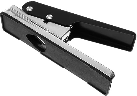 BESTonZON Selbstgemacht Gitarren Plektrumstanzer Aus Langlebigem Metall Handgemacht Für Individuelle Plektren Aus Kreditkarten Gitarren Basszubehör
