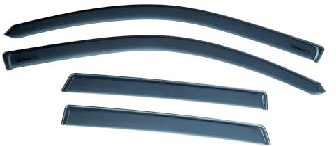 MOTOS Sports Windabweiser Regenabweiser für Volkswagen Golf VI 2008-2013 Dynamischer Entwurf, Langlebig & Robust, Leichte Installation, Energieeinsparung durch Belüftung, Verringerung von Lärm und Luf