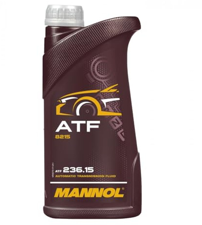 MANNOL 8215 ATF Automatikgetriebeöl, MB 236.15, 1L | Synthetisch, niedrige Viskosität für 7G-Tronic mit Start-Stopp, erfüllt MB 722.9, schützt vor Korrosion und Schaum