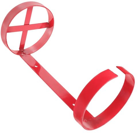 SEWOART Support Mural pour Extincteur 5-6kg en Métal Double Anneau, Porte-extincteur Robuste Et Pratique, Fixation pour Bateau Et Véhicule, Support De Fixation Sécurisé pour Usage Automobile