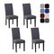 AMFUN Set of 4 Stretch Dining Chair Slipcover, Dining Chair Covers, Removable Washable Dining Chair Seat Cover, Stretch Spandex Chair Slipcover, Elastic Chair Protector for Hotel Restaurant Banquet