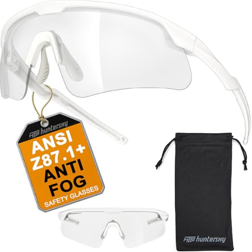 HTS HUNTERSKY Anti Fog Sport Safety Glasses for Youth Women Baseball Eye Protection Running Cycling Riding Pickleball Impact Resistant S54