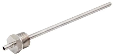 Puits thermométrique NPT 1/2 et sonde 6 (diamètre extérieur 1/4 x diamètre intérieur 5/32 - Pièces de bouilloire de brassage maison en acier inoxydable 304