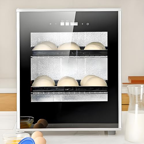 HuanSebesity Scatola per Lievitazione del Pane da 40 Litri,Scatola per Lievitazione del Pane a Lievitazione Naturale a Temperatura Costante,Macchina per Lievitare L'Impasto Elettrica da 40 Litri