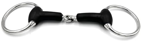 Equine Smile ES0234 Décateur à tête d'olive brisé avec caoutchouc en acier inoxydable Épaisseur des dents 20 mm (12,5 cm)