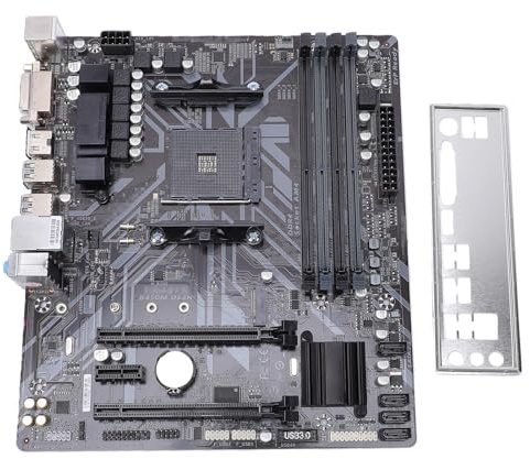 Bewinner B450M DS3H AM4 Micro ATX Carte Mère de Jeu pour Ryzen 1ère 2ème 3ème 4ème 5ème Génération R3 R5 R7 R9 Athlon avec 4 Emplacements DDR4 128 Go 3600 MHz M.2 NVMe