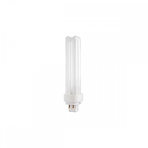 GE Low Energy Lighting 4 Pin Double Tube CFL 18w G24Q-2 Cool White