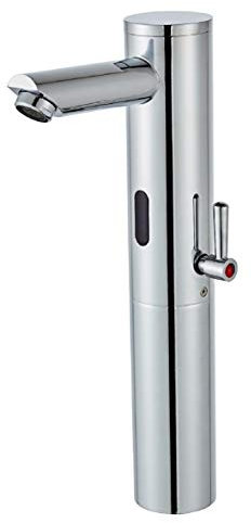 Gangang Rubinetto Touchless,Rubinetto Automatico, Rubinetto da tavolo con Sensore a infrarossi Automatico,per lavabo e lavandino con Sensore ad Alta Temperatura, Per Acqua Calda e Fredda, solo CC…