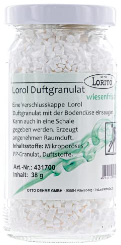 Lorito Lorol Duftgranulat für Staubsauger, Wiesenfrisch | Staubsaugerduft für einen angenehm frischen Raumduft, einfache Anwendung, auch als Duftspennder & Lufterfrischer geeignet