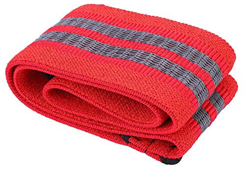 Keenso Cercle de Résistance, Bande de Résistance Bandes d’Exercice Élastique Glute pour la Formation des Cuisses, Jambes(M-Rouge)
