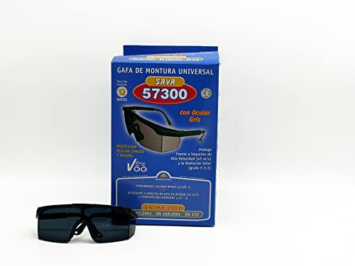 YMBERSA Box mit 12 Stück Schutzbrillen SAVA 57300 Augenschutz grau