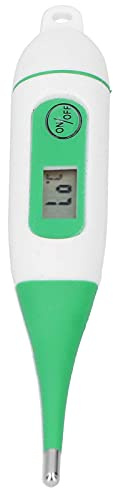 Ejoyous Haustier Fieberthermometer, Digital Fieberthermometer für Pferde Rinder Haustierthermometer Wasserdichtes Tier Thermometer mit LCD-Bildschirm für Schweine Schafe Rinder Hunde Katze
