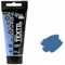 Krevo Art Peinture pour tissu - Résistante au lavage - Bleu jean - Peinture acrylique à base d'eau - Tube de 60 ml - Peinture textile lavable en machine pour la fixation - Couvrance intense pour