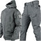 Military Uniform Camo Jacket And Pants Set - Mens Army Combat Multicam Shirt Tactical Hunting Paintball Pants for Outdoor Activities