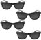 Parastar 4 Stück Rasterbrille Augentraining, Schwarz Lochbrille Für Augentraining Original Anti-Ermüdung Pinhole Glasses, Rasterbrille Lochbrille Für Augentraining für die Entspannung der Augen