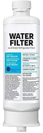 Filtre à Eau pour Réfrigérateur, Filtre de Remplacement Anti-fuite ABS DA97 17376B, Filtre à Eau Universel pour Réfrigérateur pour la Maison