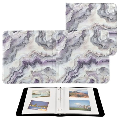 JUMBEAR Grande album fotografico autoadesivo con 20 pagine, album fai da te, per matrimoni, famiglia, bambini, vacanze, bella texture marmorizzata