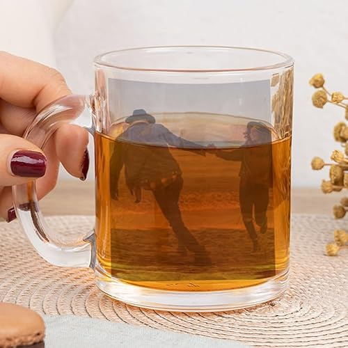Wanapix | Taza de Cristal Impresa Personalizada | 325cl. | Impresión a Color | Regalo Original amigas/pareja | Debí tirar más fotos