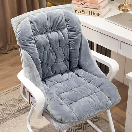 Beheizbares Sitzkissen For Bürostühle, Weiches Sitzkissen Mit Abnehmbarem Bezug, Beheiztes Rückenkissen Mit 9 Temperaturstufen Und 4 Timer-Einstellungen(Gray)