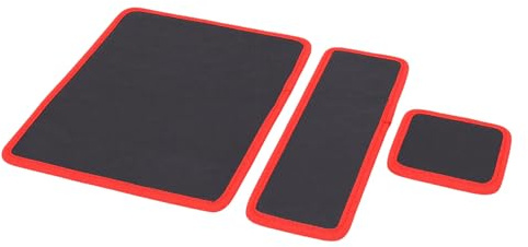Bewinner Juego de Alfombrillas Magnéticas para Herramientas, Almohadillas Plegables Flexibles con Fuerte Fuerza Magnética y Revestimiento de PVC para Reparación de Automóviles en Talleres de Garaje, 3