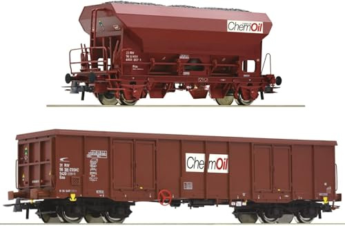 6600221 H0 2er Set Güterwagen, Chemoil, Ep. VI