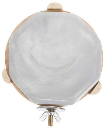 HOUDERCO Piastra Ottagonale in Ceramica per Criceti e Piccoli Animali, Materassino Refrigerante Estivo Superficie Liscia per Ridurre la Temperatura Corporea