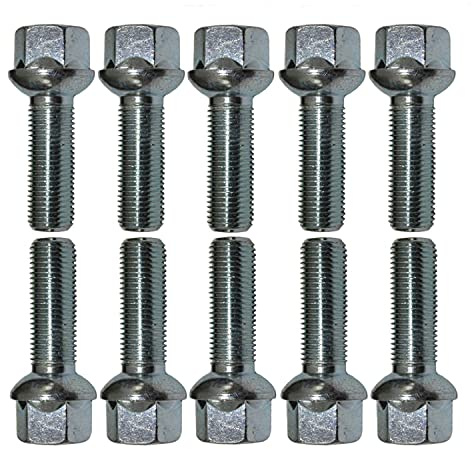 10 Radschrauben Radbolzen Kugelbund M12x1,5 40mm 10-KU121540R12