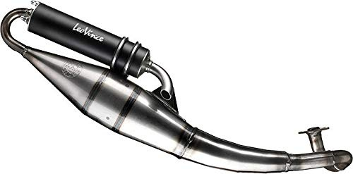 Leovince HAND MADE TT BLACK FULL SYSTEM, ALUMINIUM E-Approved for MALAGUTI F12 PHANTOM air/liquid cooled (1994-1998) | 4051B