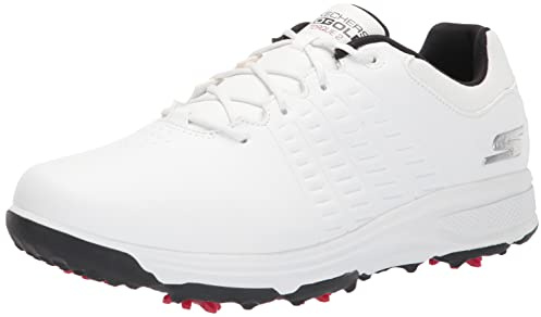 Skechers Torque Waterproof Golf Shoe, Zapatos Hombre, Suela Blanco Black, 42 EU