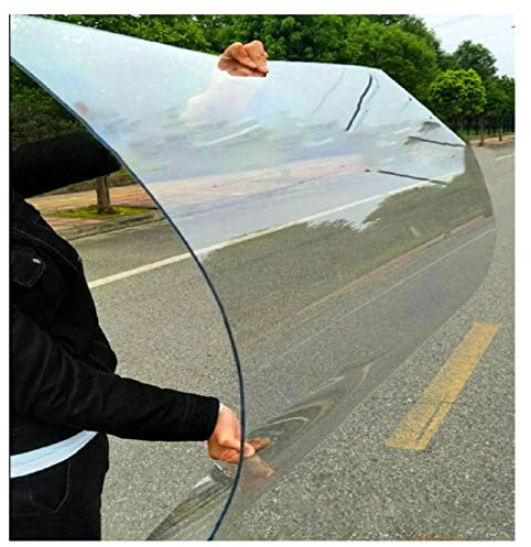 PHLEPS Polycarbonat-Acrylplatte, 1,2 mm, Transparent, Sonnendach für den Außenbereich, einfach zu schneiden und zu biegen, wasserdicht, für Gewächshaus