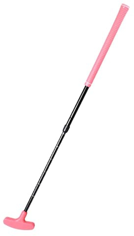 Harilla Retractable Golf Putter Mini Golf Putter Adjustable Golf Kids Golf Putter for Women Men Two Way Right or Left Handed Golfers Golf Putters Golf Club for Garden, Pink