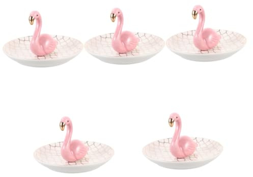 Alipis 5 Pièces plats de bague de fiançailles plateau décoratif vente bougie plateau decoratif coupelle decorative décoration bijoux boucles d'oreilles anneau plateau vide-poche décoratif