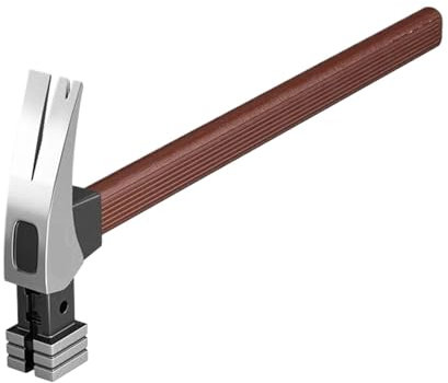 LXLAEOANG Klauenhämmer Kohlenstoffstahl-Klauennagelhammer, multifunktionaler Hammer, Haushaltszimmerei, Elektriker, Hardware-Ausrüstung, Werkzeuge, Handwerkzeug(10oz Square Head)