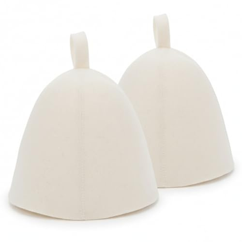 SOIMISS Felt Sauna Hat: Comfortable Sauna Hat Steam Room Kitchen Counter Storage Dining Table Service Workshop Bench Layout Craft Project Setup Wedding Party Display, 2 PCS | Comfortable, Steam Room, Kitchen Counter Storage, Dining Table Service, Wedding Party Display